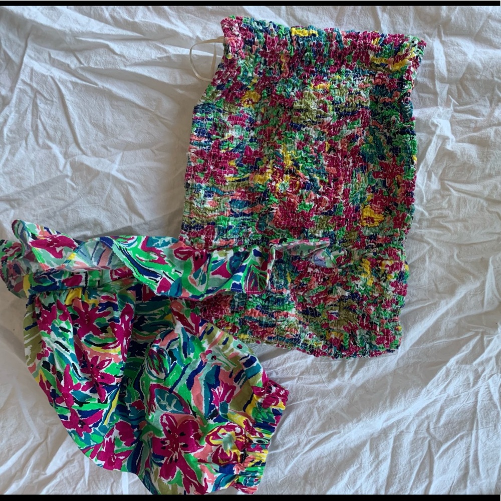 Asymmetrical crop top